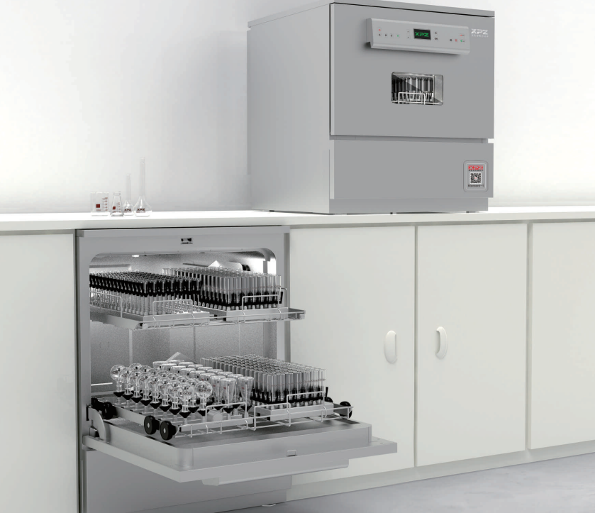 使用全自動實驗室洗瓶機(jī)時，怎樣放置待清洗器皿？